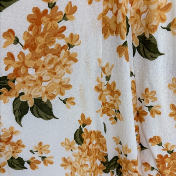 Reformation Nadira Fara Floral Midi Dress 10/M Coquette - Picture 7 of 11